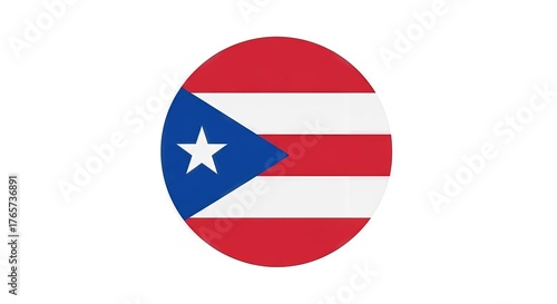 A simple flag icon representation of Puerto Rico with vibrant colors and clean lines Free Download A simple flag icon representation of Puerto Rico with vibrant colors and clean lines - GFXLoad