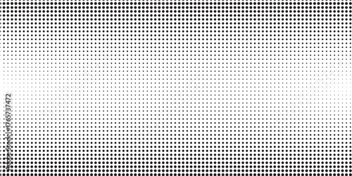 Halftone gradient. Dotted gradient, smooth dots spraying and halftones dot background seamless horizontal geometric pattern vector template set modern circle background modern