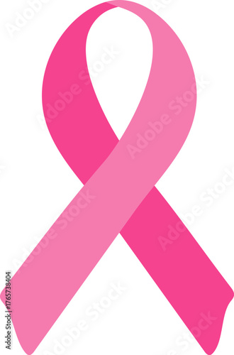 pink ribbon Bound Breast cancer. breast cancer awareness symbol. the pink cancer tape