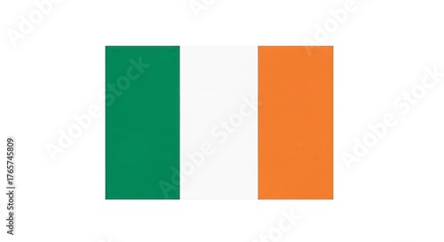Free Download Irish Tricolour Banner: A Symbol of National Identity and Cultural Heritage Depicted on Clean - GFXLoad
