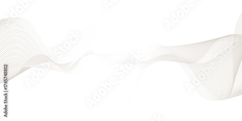 Abstract colorful lines background. Abstract wavy lines flowing curve colorful gradient on transparent background. Abstract frequency sound wave motion lines and twisted curve technology background.	