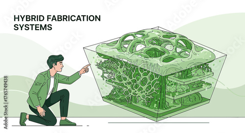Advanced hybrid fabrication systems for ecological engineering and sustainable design methods