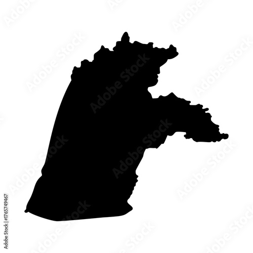 Vector illustration of Bogor city Indonesia silhouette