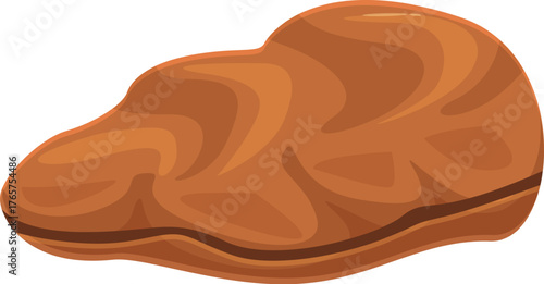 Close up of a crispy fried chicken fillet, highlighting its golden color and appetizing texture