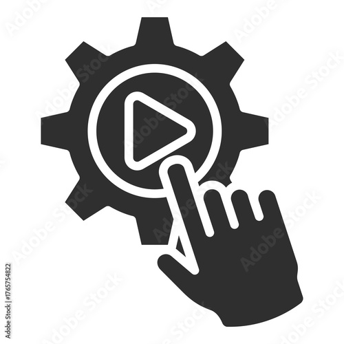 Action Icon Single Vector Collection 