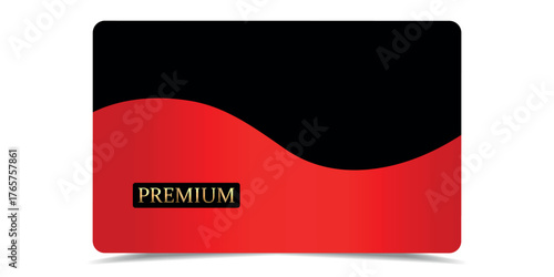 VIP red card. Luxury texture template design, vip Invitation. Gold ticket in abstract style on black background. Premium card for casino, club, award.	