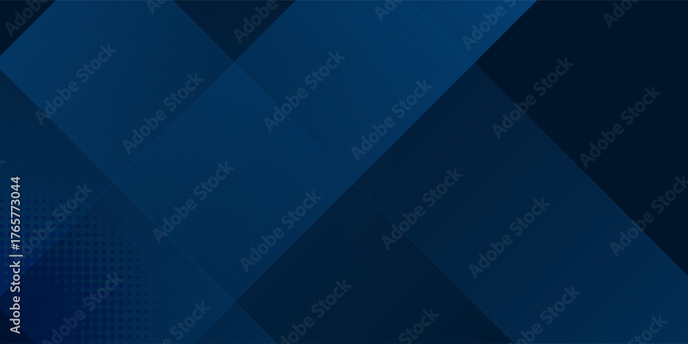 Fototapeta premium Abstract background gradient dark navy blue banner simple abstract