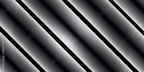 Black Luxury Premium Background. Gaming Banner. Industrial Design Poster. Cinematic Poster. Industrial Graphics. Slant Lines Metal Steel Effect. vector illustrations