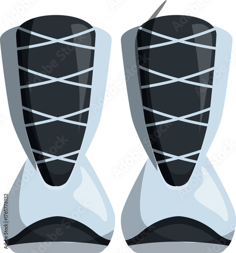 Boxing boots providing ankle support and protection to boxer during training or competition