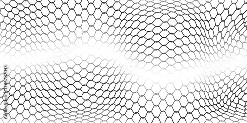 Curved net pattern. Seamless design for sportswear or equipment like soccer goals, volleyball nets, basketball hoops, hockey nets, and athletic gea