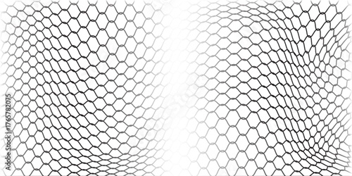 Curved net pattern. Seamless design for sportswear or equipment like soccer goals, volleyball nets, basketball hoops, hockey nets, and athletic gea