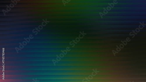 Abstract dark gradient background with horizontal lines stock footage for motion graphics and visual effects with green blue and pink tones, ideal for presentations