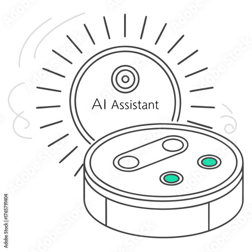 Ai assistant device concept