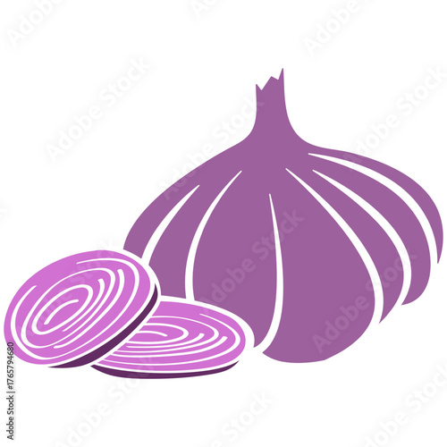 Garlic Onion Chili Cooking Ingredients