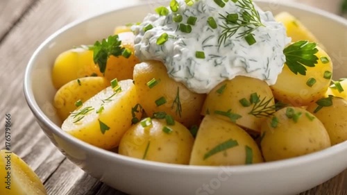Pellkartoffeln mit Quark