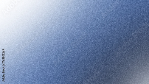 Abstract soft gradient blue glow background with soft noise on transparent background