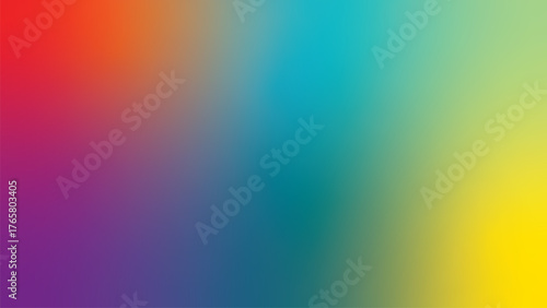 Vibrant abstract pixelated gradient of rainbow colors