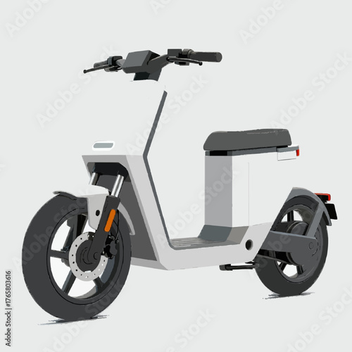 scooter electric vector illustration