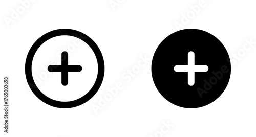 Add New Post icon. Create New Page, Create Blog Page. Sum, Plus sign. Duplicate or Create Layer symbol