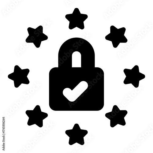 GDPR solid icon