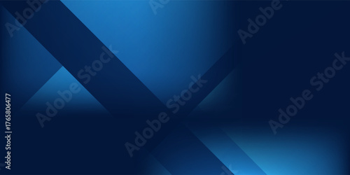 Modern mesh black dark navy blue silver abstract pattern background. Geometric shape. Line triangle angle fold polygon diamond 3D design abstract simple art