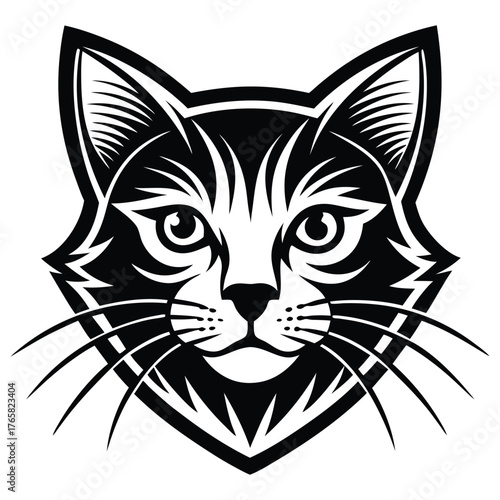 vector illustration of a cat