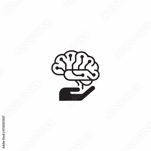 human brain vector illustration