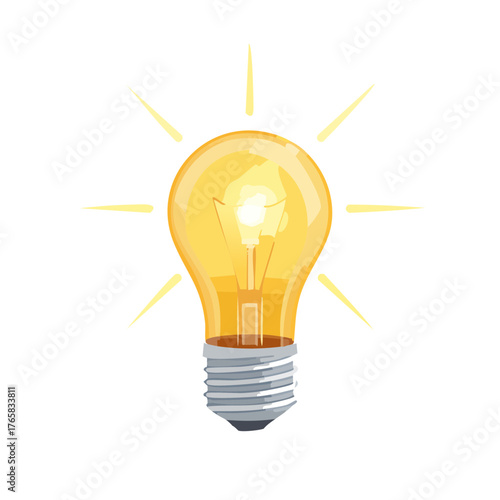 glowing light bulb vector illustrations representing ideas, innovation, and creativity. Perfect for concept design, technology, business presentations, startup visuals, and educational projects.