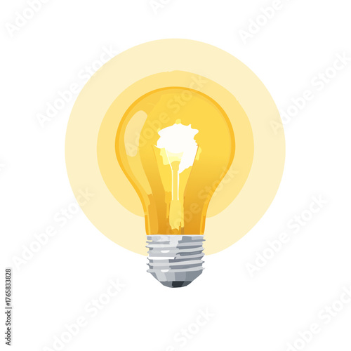 glowing light bulb vector illustrations representing ideas, innovation, and creativity. Perfect for concept design, technology, business presentations, startup visuals, and educational projects.