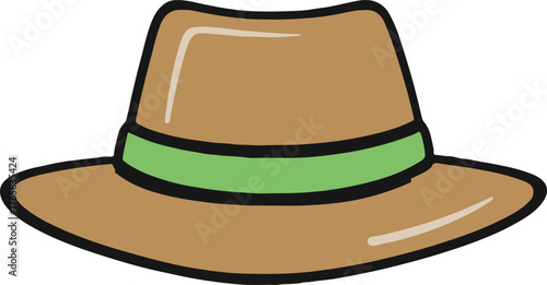 Gardener Hat Vector on Transparent Background