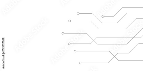 Abstract futuristic circuit board Illustration, Circuit board with various technology elements. Circuit board pattern for technology background. Vector illustration
