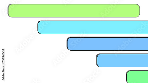 The lateral pattern is green and blue
