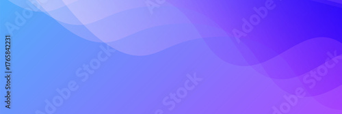 Banner background, blue and purple gradations, colorful, wavy effect stye, memphis. Modern trendy design