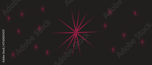 Abstract starburst glow with subtle galactic dust particles digital art vector