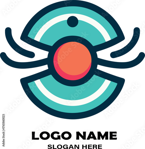 Orixas logo icon vector white background .