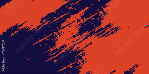 Abstract speed lines style orange color halftone banner design template. vector background effect texture eps10