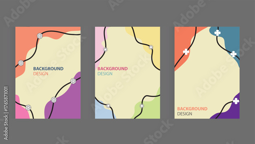 Abstrack Background With Vivid Vibrant Color  Minimalist Style for Presentation  Flyer  Cover  and Brochure.