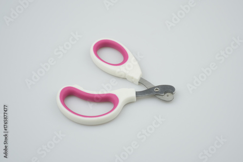 Cat nail clippers isolated on white background