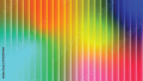 Abstract gradient background with colorful vertical stripes and smooth transitions