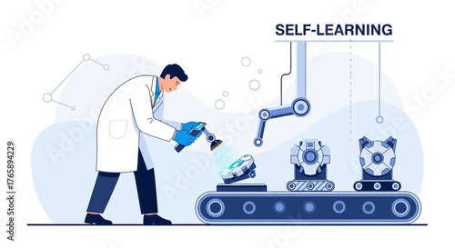 The symbiosis of man and automated robotic systems for scientific and technological evolution