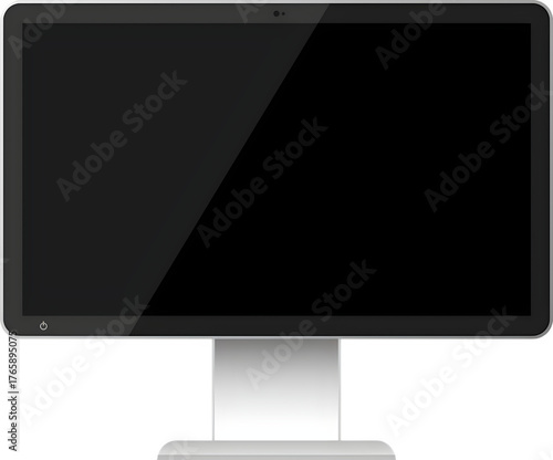 LCD monitor isolated on Transparent Background PNG