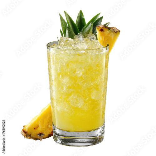 Pineapple cocktail png beverage png drink png tropical png garnish png party png bar png summer png refreshing png glass png transparent background image