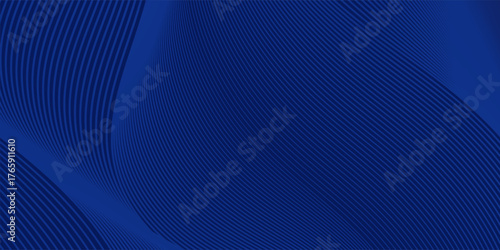 Premium background design with diagonal dark blue line pattern. Vector horizontal template for digital lux business banner, contemporary formal invitation, luxury voucher, prestigious gift certificate