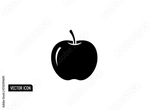 Black apple icon