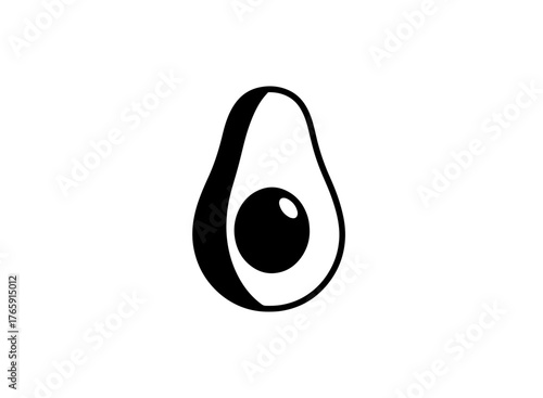 Avocado half icon