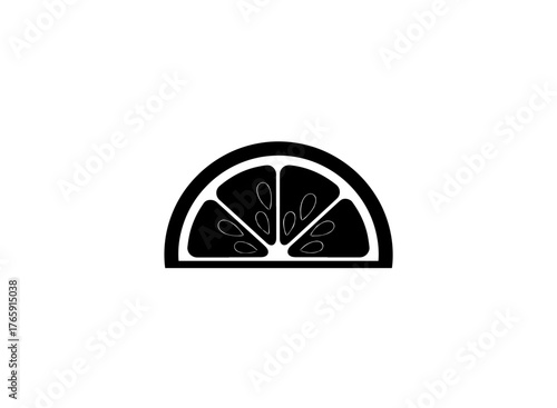 Half citrus slice