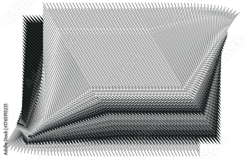 op art modern background, creative dynamic pattern, vector texture