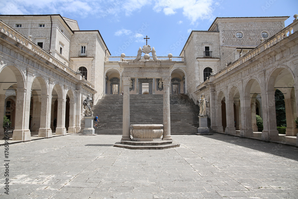 Fototapeta premium cassino monastery italy