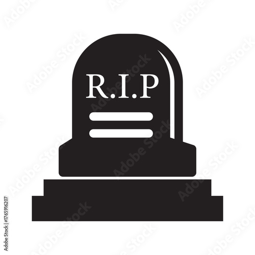 tombstone icon vector design template