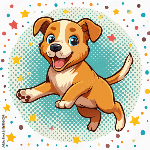 Cute Dog Vector